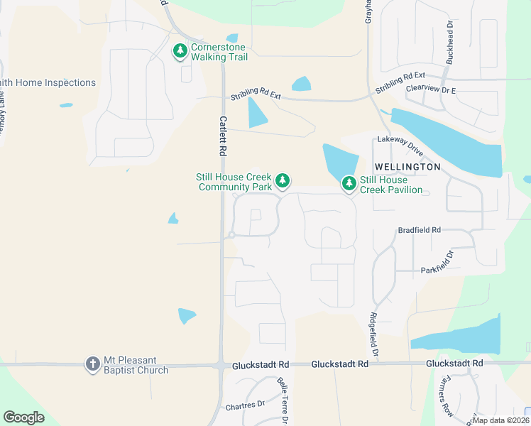 map of restaurants, bars, coffee shops, grocery stores, and more near 112 Copper Ridge Court in Madison