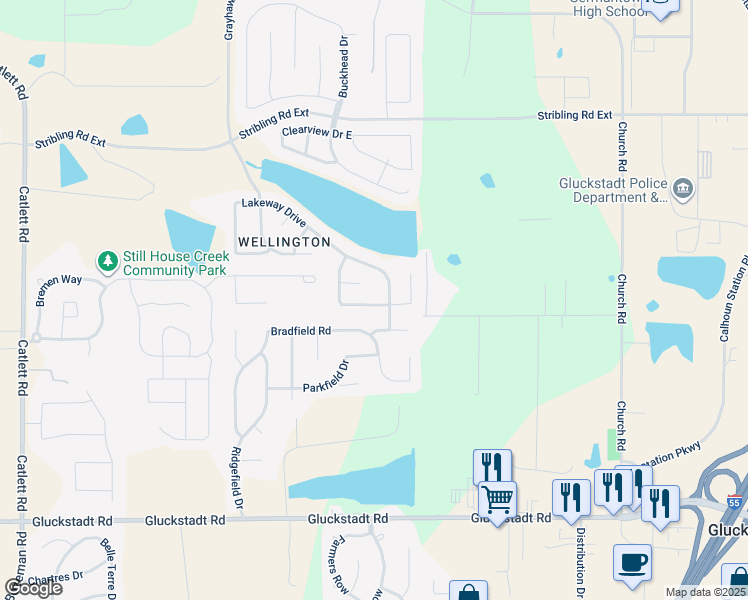map of restaurants, bars, coffee shops, grocery stores, and more near 133 Millhouse Drive in Madison