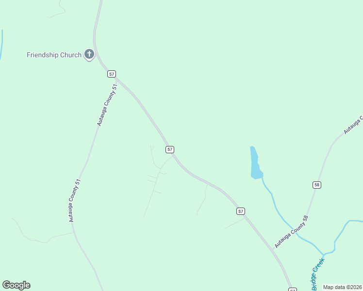 map of restaurants, bars, coffee shops, grocery stores, and more near 1684 County Road 57 in Prattville