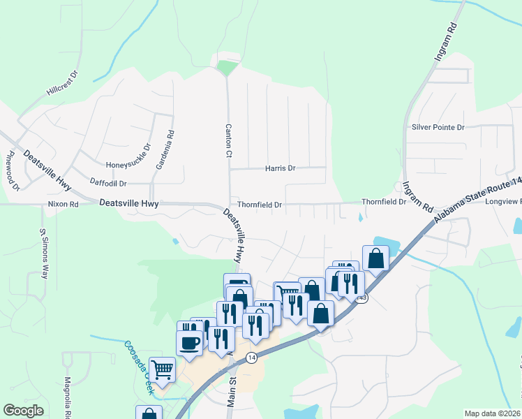 map of restaurants, bars, coffee shops, grocery stores, and more near 9 Crestwood Court in Millbrook