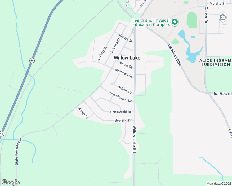 map of restaurants, bars, coffee shops, grocery stores, and more near 149 San Michael Drive in Fort Valley