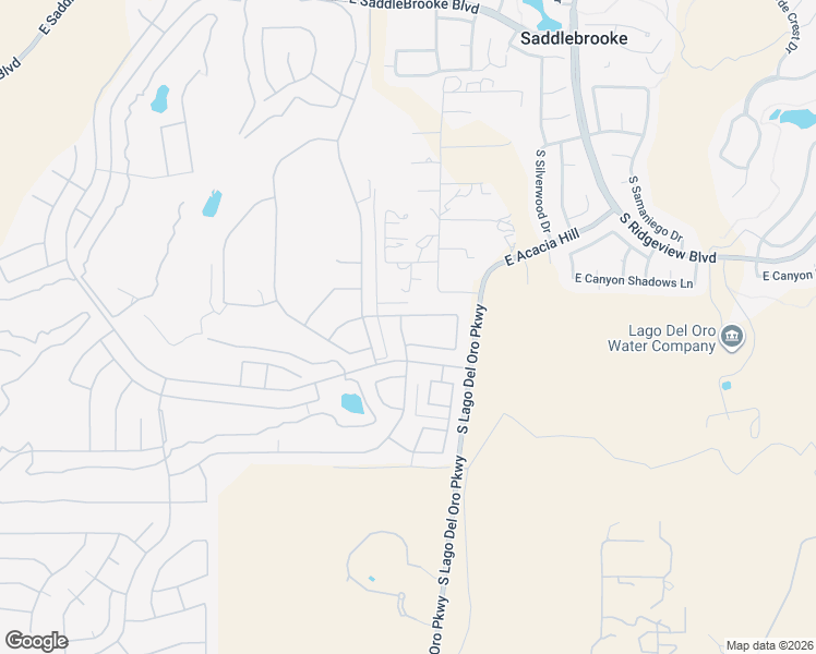 map of restaurants, bars, coffee shops, grocery stores, and more near 38776 South Casual Drive in Tucson