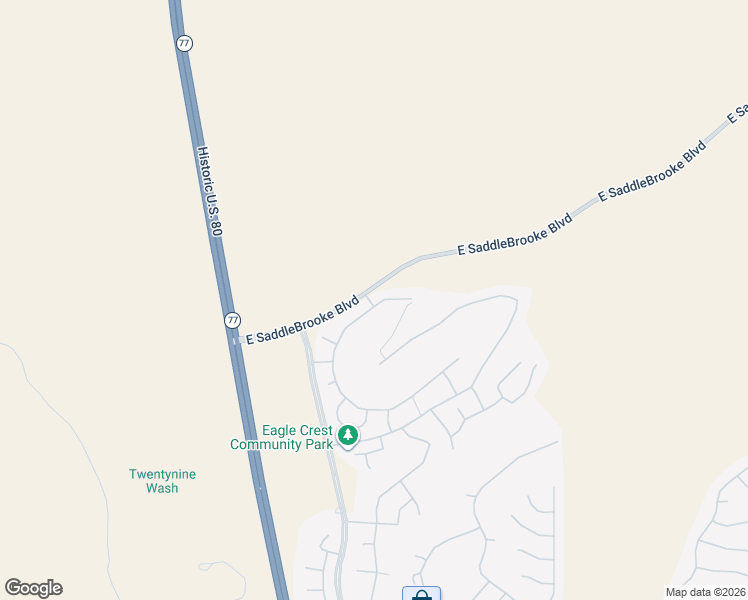 map of restaurants, bars, coffee shops, grocery stores, and more near 38664 South Running Roses Lane in Saddlebrooke