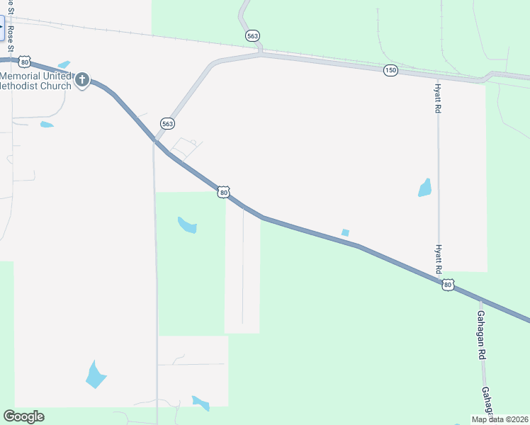 map of restaurants, bars, coffee shops, grocery stores, and more near 9154-9160 U.S. 80 in Simsboro
