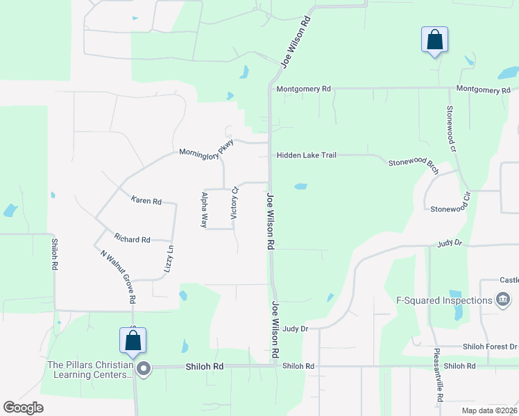 map of restaurants, bars, coffee shops, grocery stores, and more near 4111 Joe Wilson Road in Midlothian