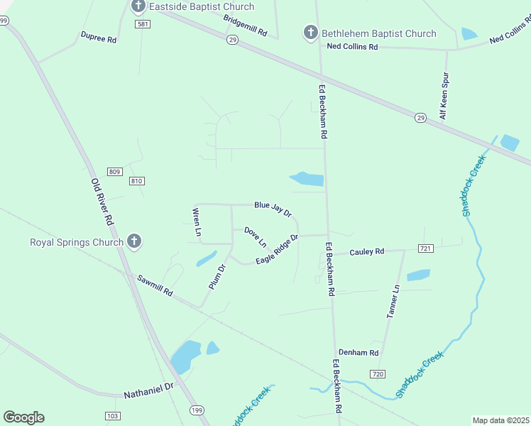 map of restaurants, bars, coffee shops, grocery stores, and more near 611 Blue Jay Drive in East Dublin