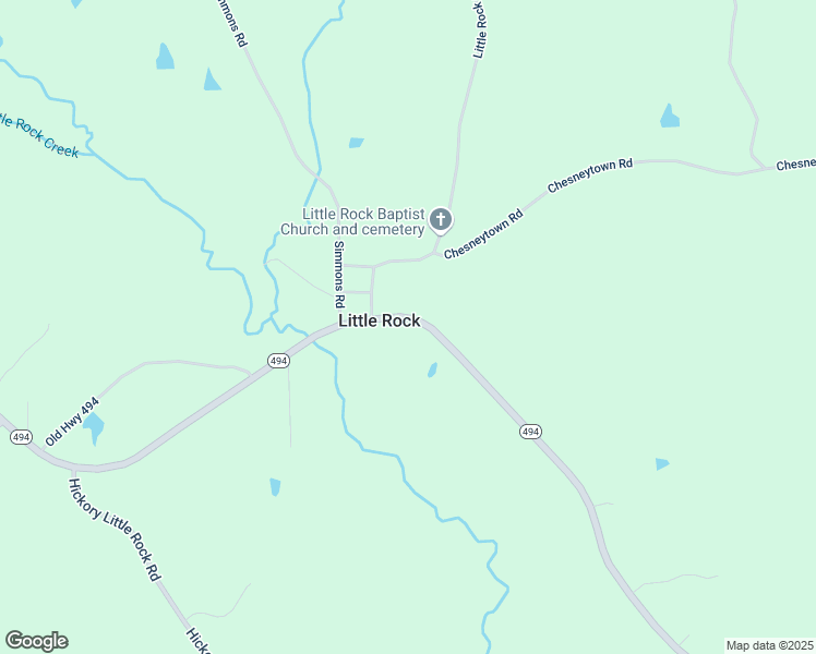 map of restaurants, bars, coffee shops, grocery stores, and more near 6462 Highway 494 in Little Rock