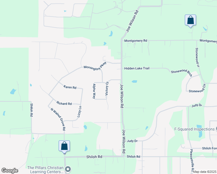 map of restaurants, bars, coffee shops, grocery stores, and more near 3950 Victory Court in Midlothian
