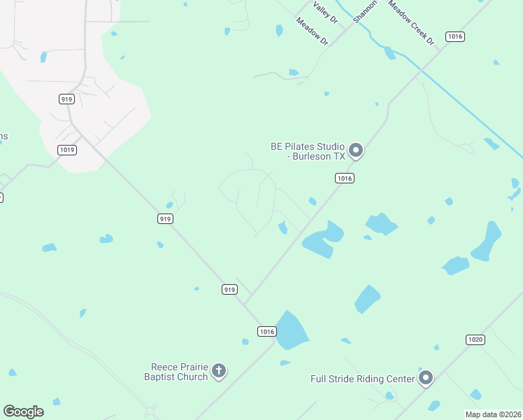 map of restaurants, bars, coffee shops, grocery stores, and more near 2533 Pinyon Hills Court in Burleson