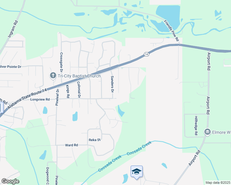map of restaurants, bars, coffee shops, grocery stores, and more near 6700 Bell Road in Elmore