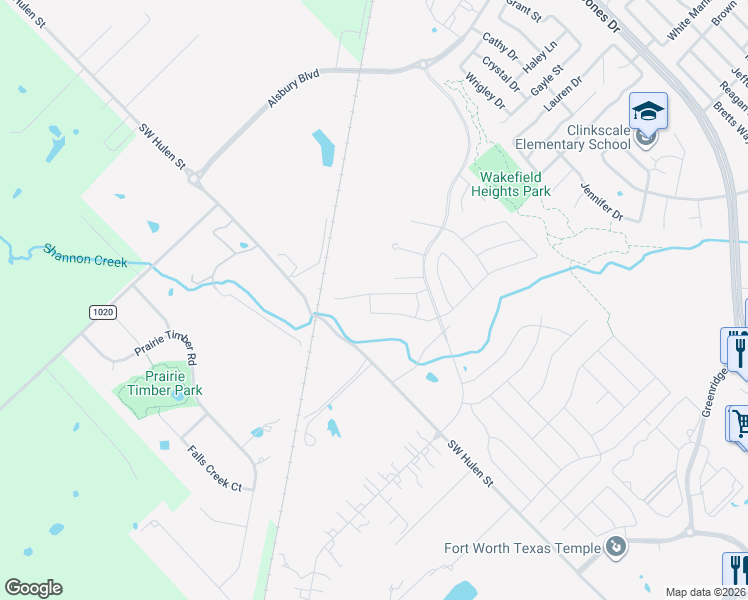 map of restaurants, bars, coffee shops, grocery stores, and more near 900 County Road 920 in Burleson