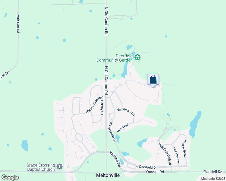 map of restaurants, bars, coffee shops, grocery stores, and more near 801 Champion View in Canton