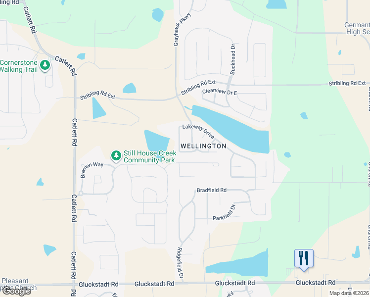 map of restaurants, bars, coffee shops, grocery stores, and more near 193 Lakeway Drive in Madison
