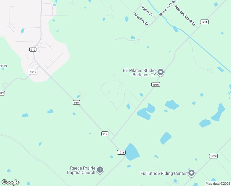 map of restaurants, bars, coffee shops, grocery stores, and more near 2520 Pinyon Hills Court in Burleson