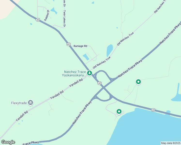 map of restaurants, bars, coffee shops, grocery stores, and more near 626 Mississippi 43 in Canton