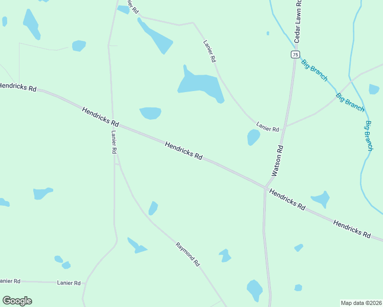 map of restaurants, bars, coffee shops, grocery stores, and more near Hendricks Road in Metter