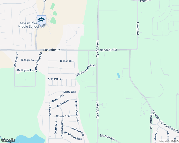 map of restaurants, bars, coffee shops, grocery stores, and more near 102 Blackstone Court in Kathleen