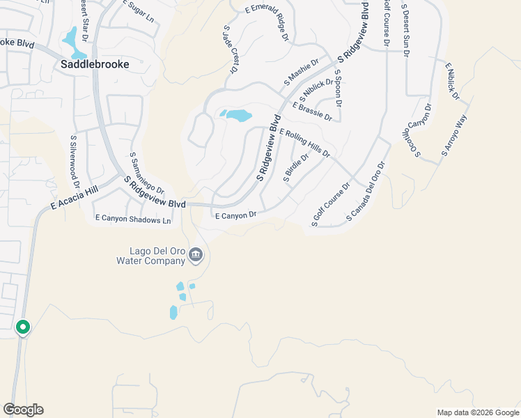 map of restaurants, bars, coffee shops, grocery stores, and more near 38270 South Elbow Bend Drive in Tucson