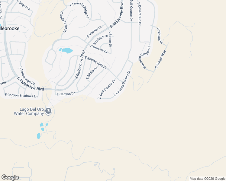 map of restaurants, bars, coffee shops, grocery stores, and more near 65710 East Skyblue Court in Tucson
