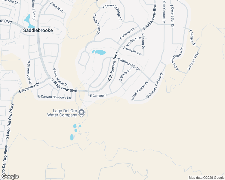 map of restaurants, bars, coffee shops, grocery stores, and more near 38245 South Elbow Bend Drive in Tucson
