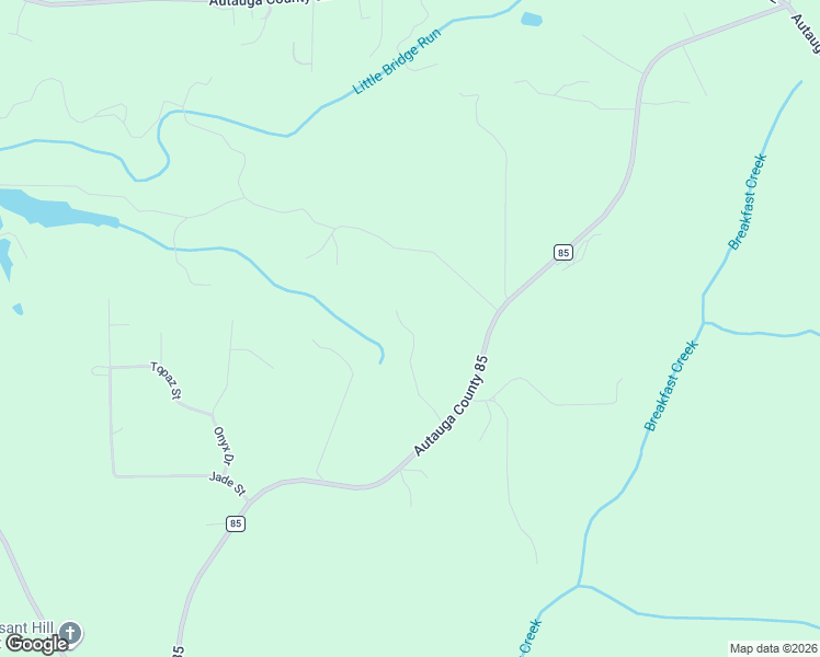 map of restaurants, bars, coffee shops, grocery stores, and more near 1649 County Road 85 in Prattville