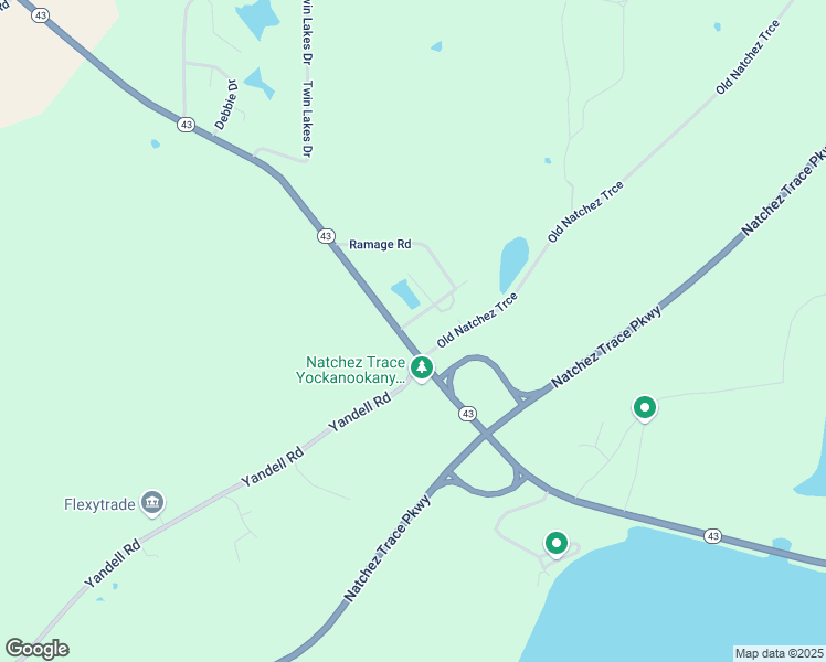 map of restaurants, bars, coffee shops, grocery stores, and more near 626 Mississippi 43 in Canton