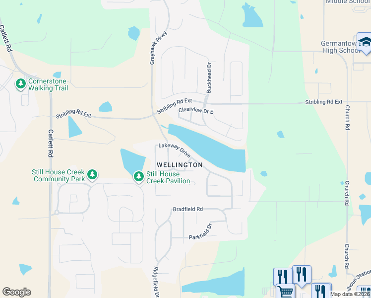 map of restaurants, bars, coffee shops, grocery stores, and more near 150 Lakeway Drive in Madison