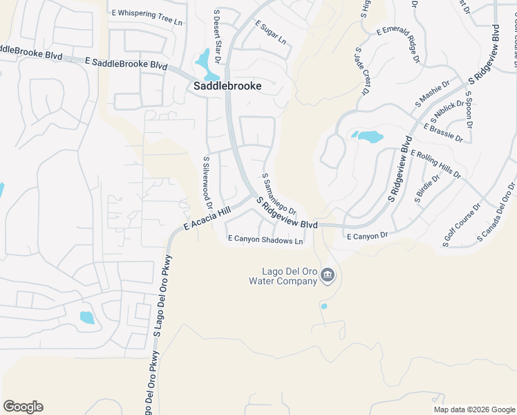 map of restaurants, bars, coffee shops, grocery stores, and more near 38214 South Samaniego Drive in Tucson