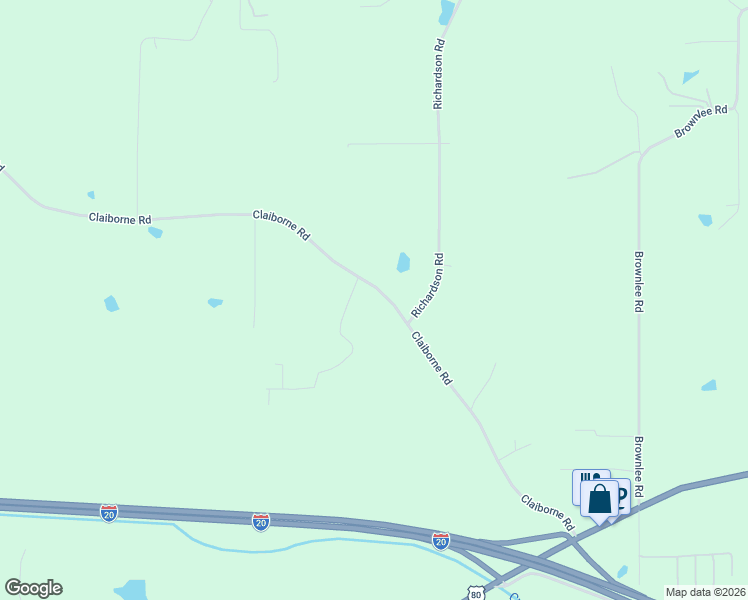 map of restaurants, bars, coffee shops, grocery stores, and more near 547 Claiborne Road in Calhoun
