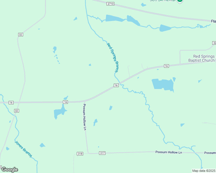 map of restaurants, bars, coffee shops, grocery stores, and more near 2300-3698 Farm to Market 16 in Tyler