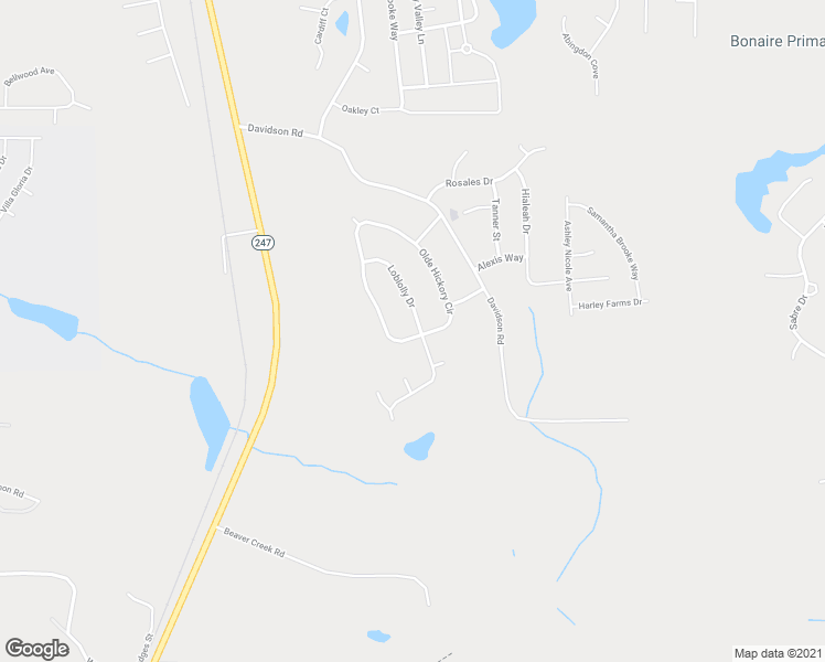 map of restaurants, bars, coffee shops, grocery stores, and more near 200 Olde Hickory Circle in Bonaire