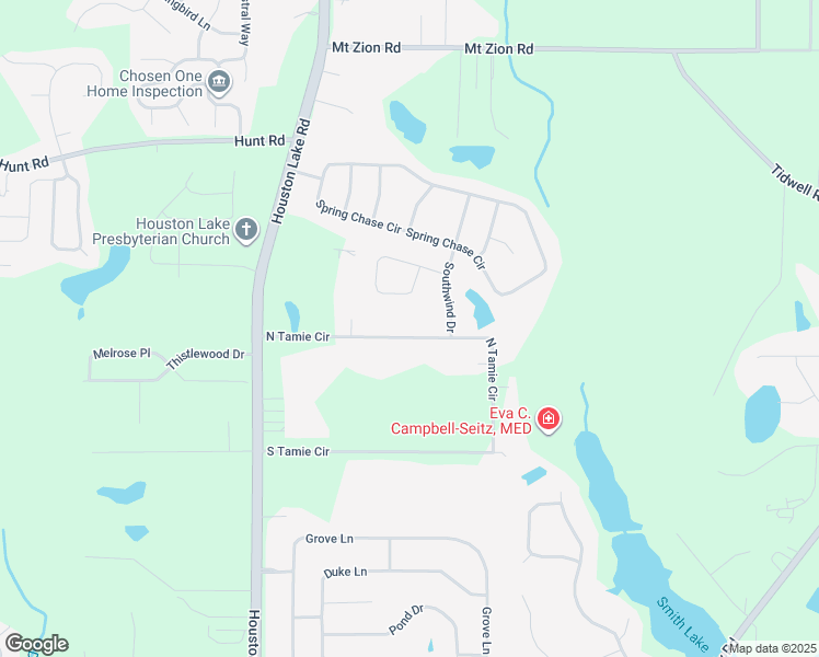 map of restaurants, bars, coffee shops, grocery stores, and more near 123 North Tamie Circle in Kathleen