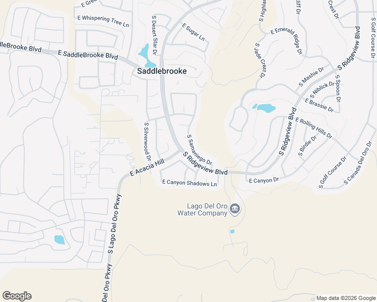 map of restaurants, bars, coffee shops, grocery stores, and more near 38214 South Samaniego Drive in Tucson