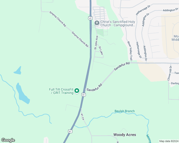 map of restaurants, bars, coffee shops, grocery stores, and more near 2470 U.S. 41 in Fort Valley