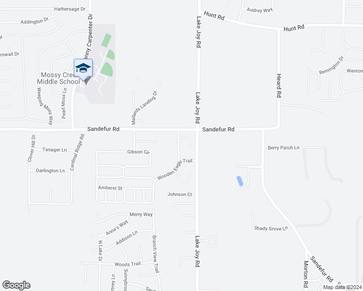 map of restaurants, bars, coffee shops, grocery stores, and more near 204 Boulder Creek Road in Kathleen