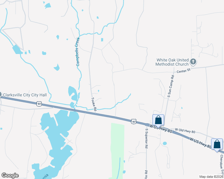 map of restaurants, bars, coffee shops, grocery stores, and more near 331 Venus Road in Clarksville City
