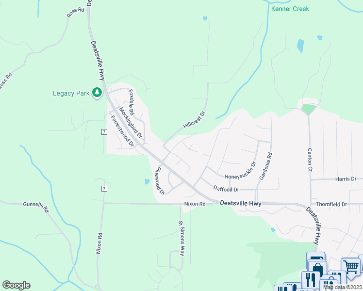map of restaurants, bars, coffee shops, grocery stores, and more near 134 Timber Brook Drive in Millbrook