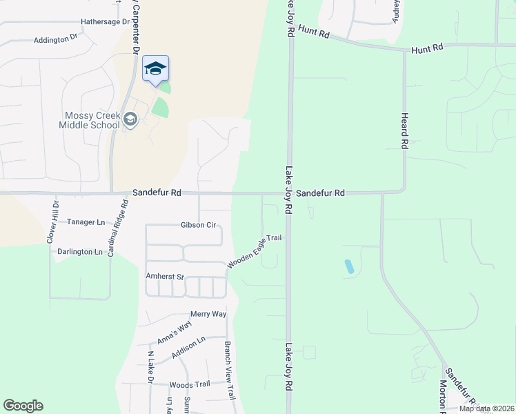 map of restaurants, bars, coffee shops, grocery stores, and more near 204 Boulder Creek Road in Kathleen