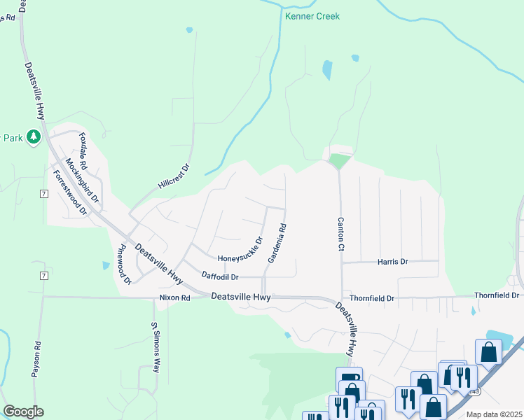 map of restaurants, bars, coffee shops, grocery stores, and more near 184 Azalea Drive in Millbrook