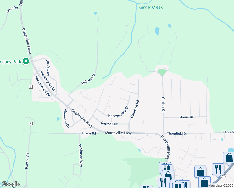 map of restaurants, bars, coffee shops, grocery stores, and more near 258 Azalea Drive in Millbrook