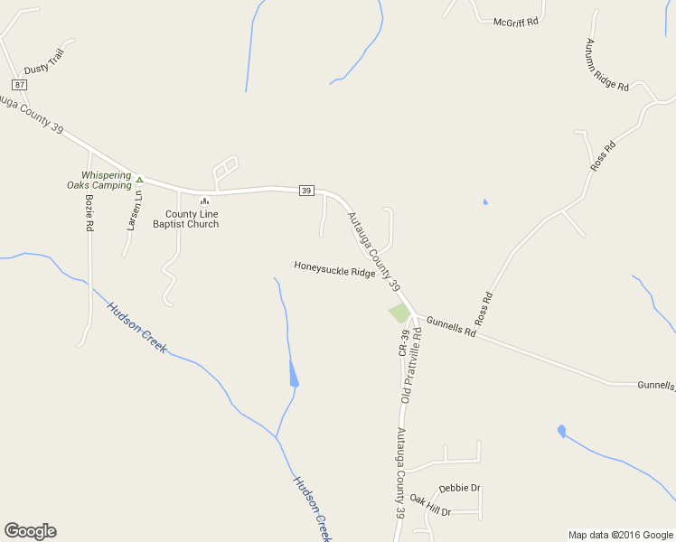 map of restaurants, bars, coffee shops, grocery stores, and more near 1709 Honeysuckle Ridge in Deatsville