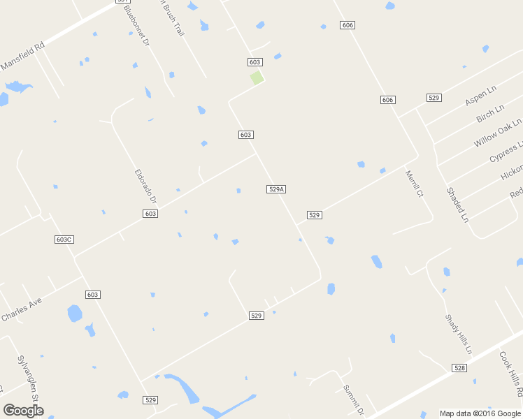 map of restaurants, bars, coffee shops, grocery stores, and more near 9717 County Road 529A in Burleson