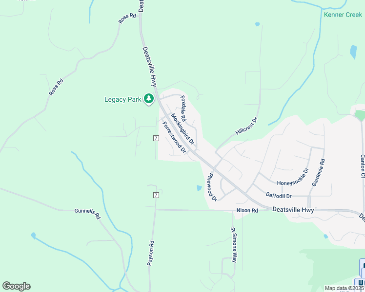 map of restaurants, bars, coffee shops, grocery stores, and more near Mockingbird Drive in Millbrook