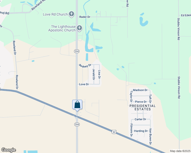 map of restaurants, bars, coffee shops, grocery stores, and more near 112 Jerald Drive in Monroe