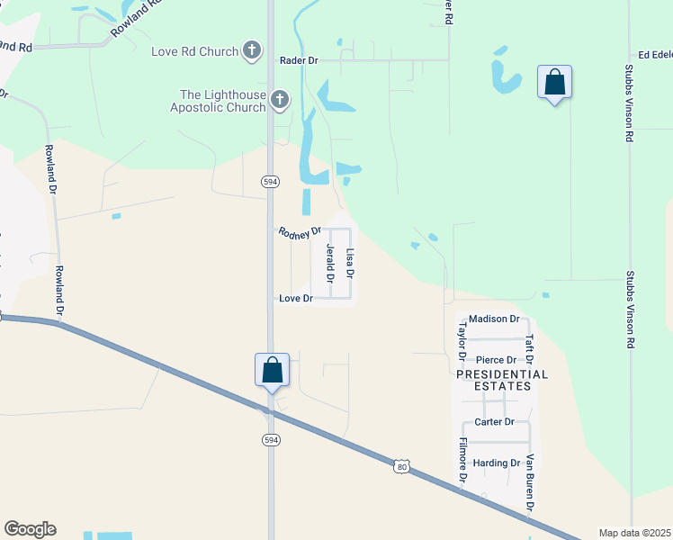 map of restaurants, bars, coffee shops, grocery stores, and more near 112 Jerald Dr in Monroe