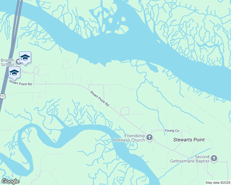 map of restaurants, bars, coffee shops, grocery stores, and more near 26 Crystal Street in Seabrook