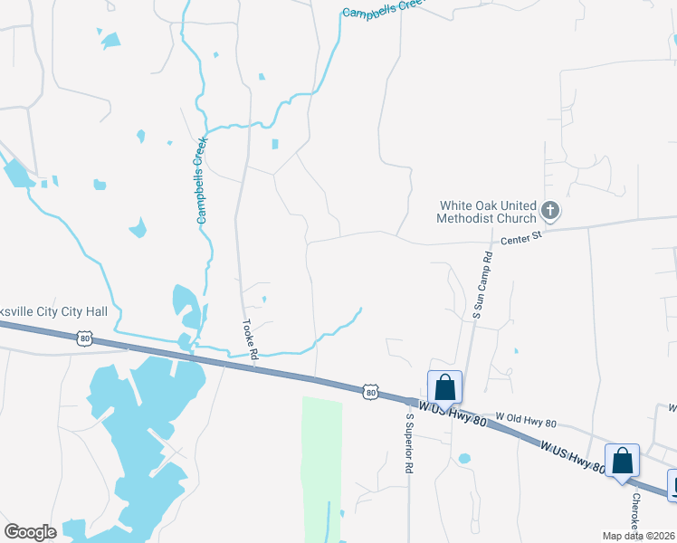 map of restaurants, bars, coffee shops, grocery stores, and more near 331 Venus Road in White Oak