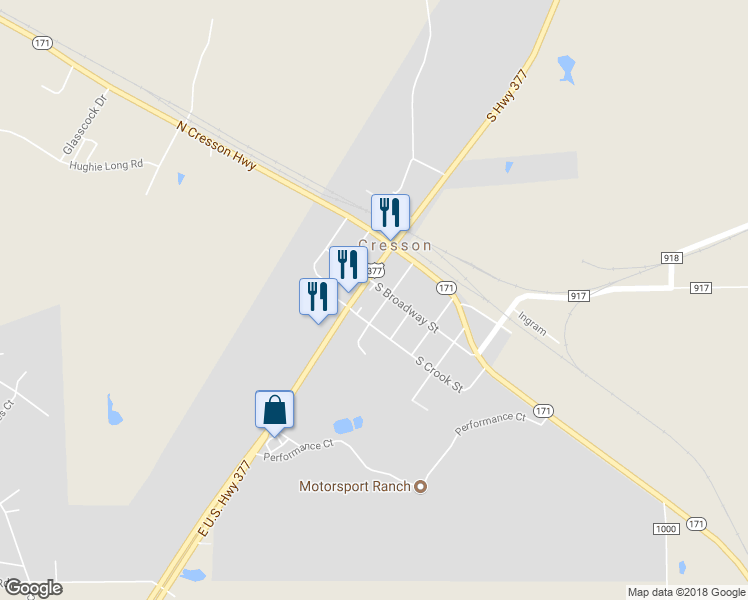 map of restaurants, bars, coffee shops, grocery stores, and more near 9412 Altoona Street in Cresson