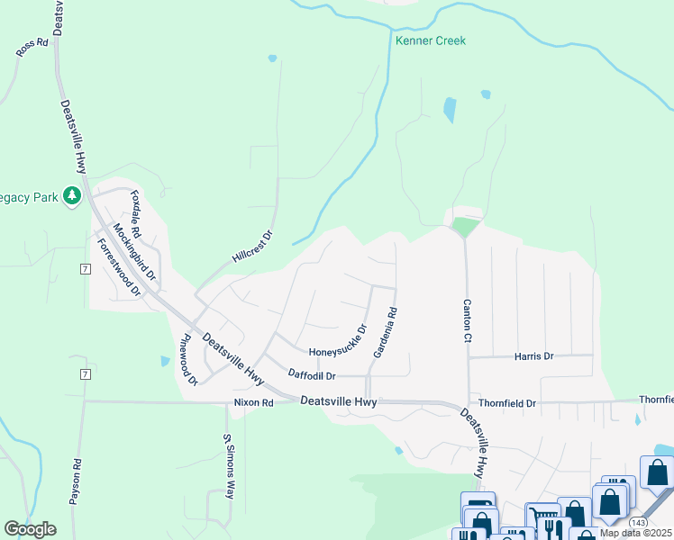 map of restaurants, bars, coffee shops, grocery stores, and more near 258 Azalea Drive in Millbrook