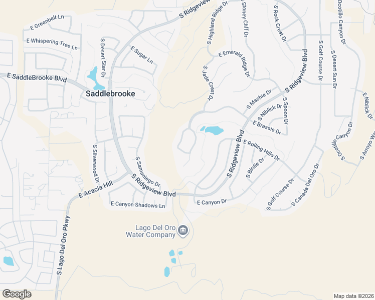 map of restaurants, bars, coffee shops, grocery stores, and more near 38052 South Stone Ridge Drive in Tucson